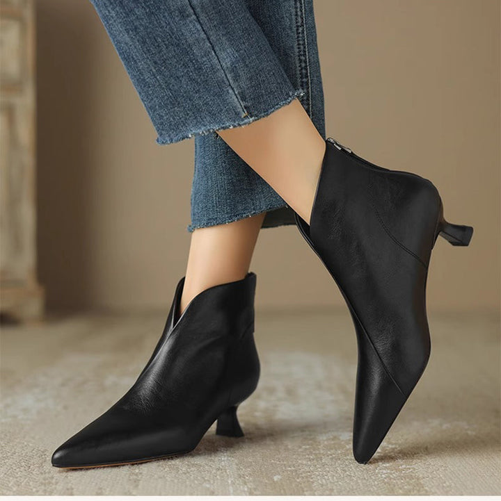 Vanguar Kitten Heel Boots