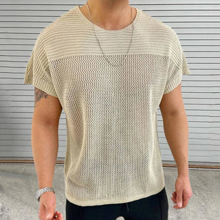 Mode Open-Panel O-Neck Tee
