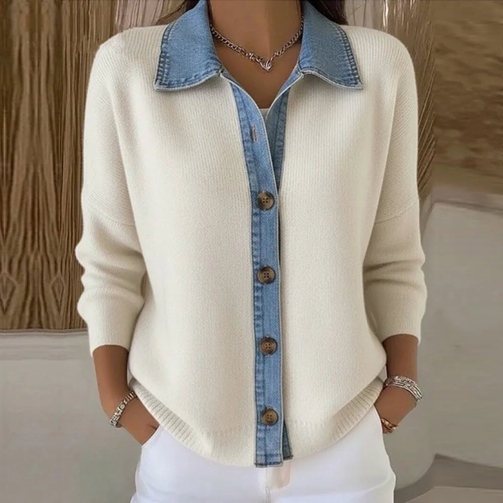 Leonie Contrast Collar Pullover