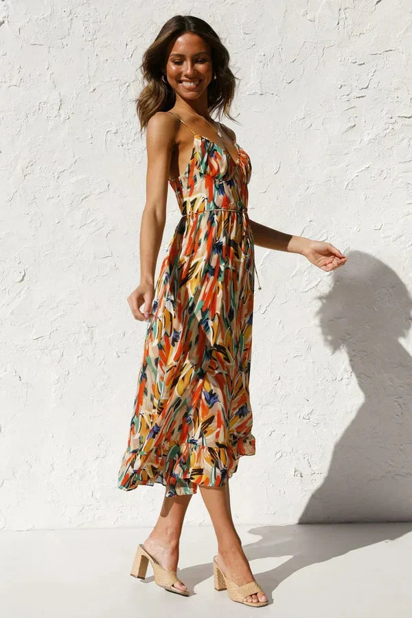 Nala Printed Statement Dress