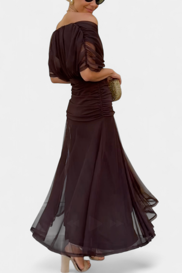 Magda Floral V-Neck Maxi Dress
