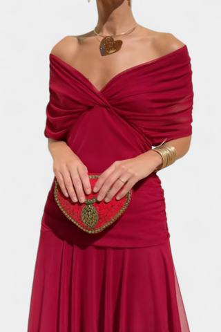 Magda Floral V-Neck Maxi Dress