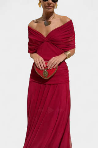 Magda Floral V-Neck Maxi Dress