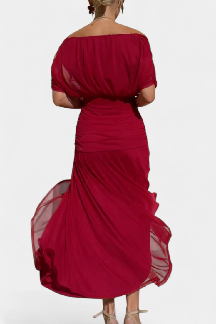 Magda Floral V-Neck Maxi Dress