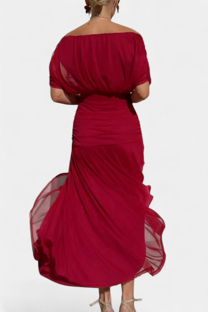 Magda Floral V-Neck Maxi Dress