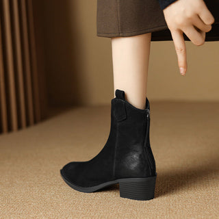 Marley Square Heel Ankle Boots