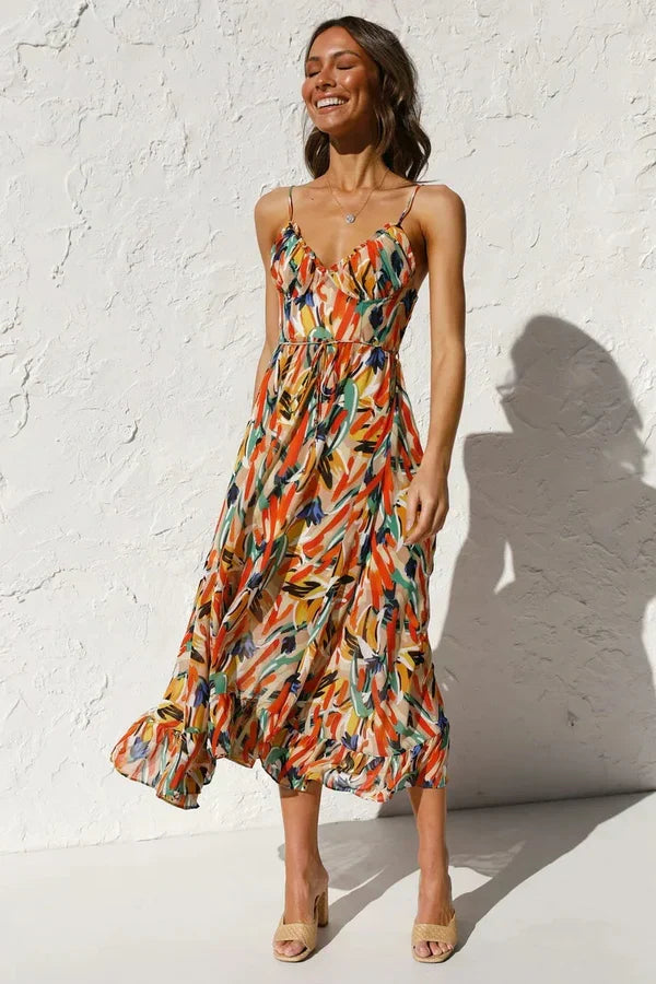 Nala Printed Statement Dress