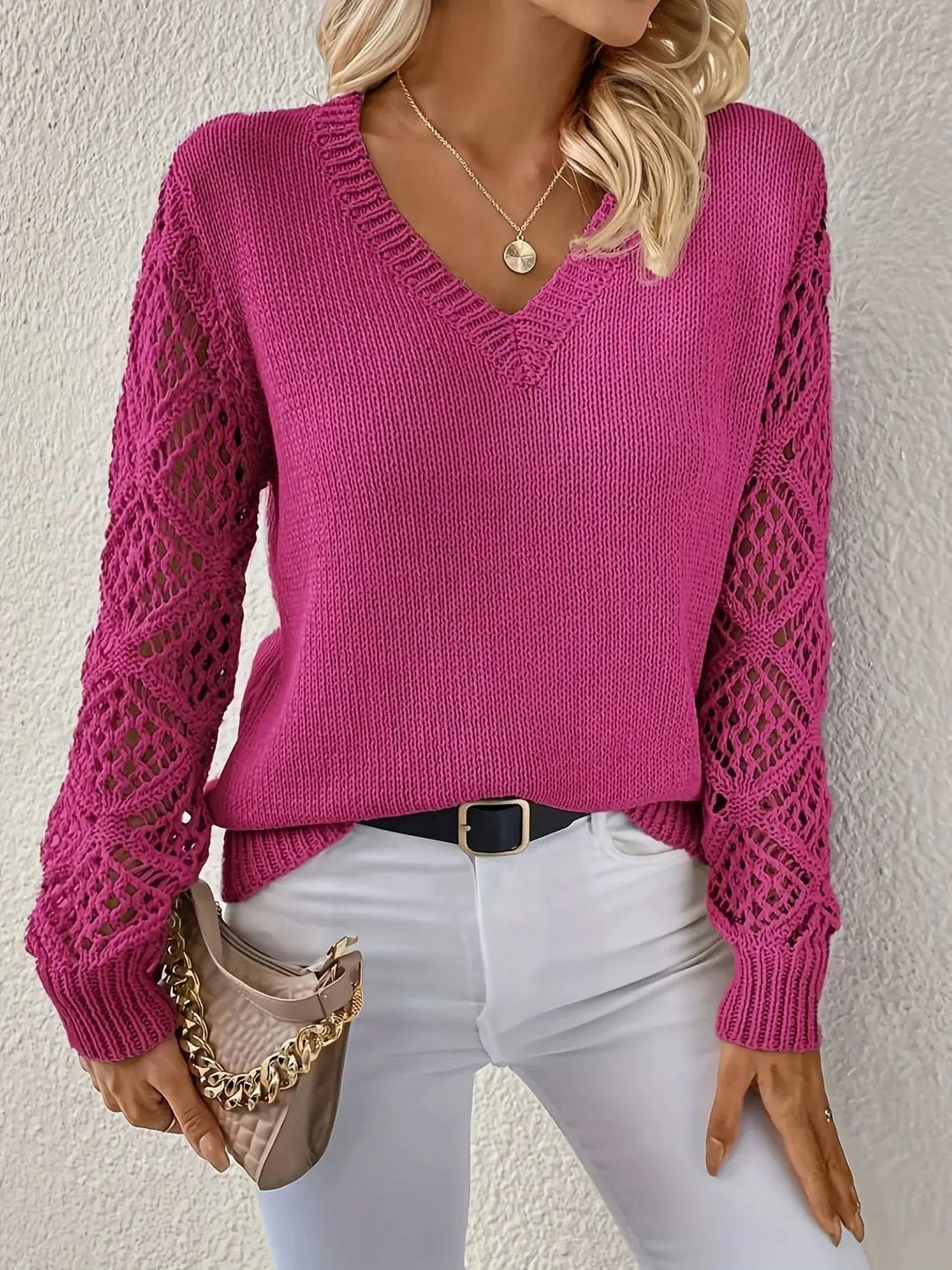 Vivienne Casual V-Neck Sweater