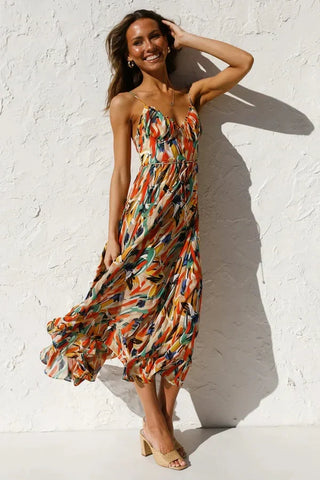 Nala Printed Statement Dress