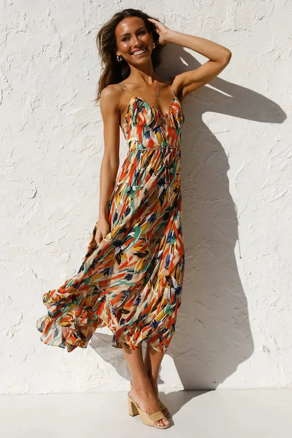 Nala Printed Statement Dress