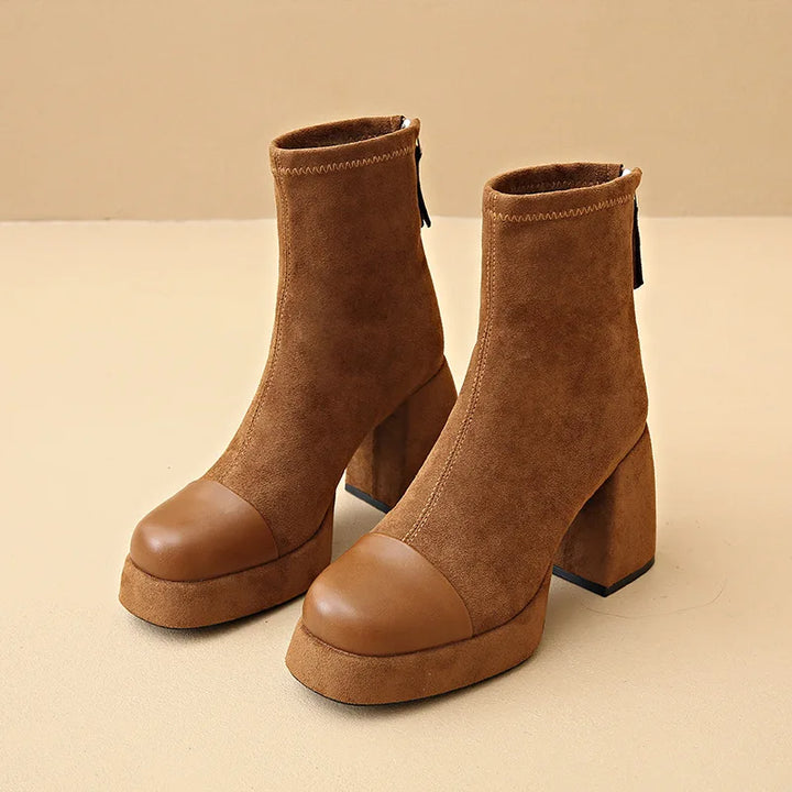 Vento Block Heel Boots