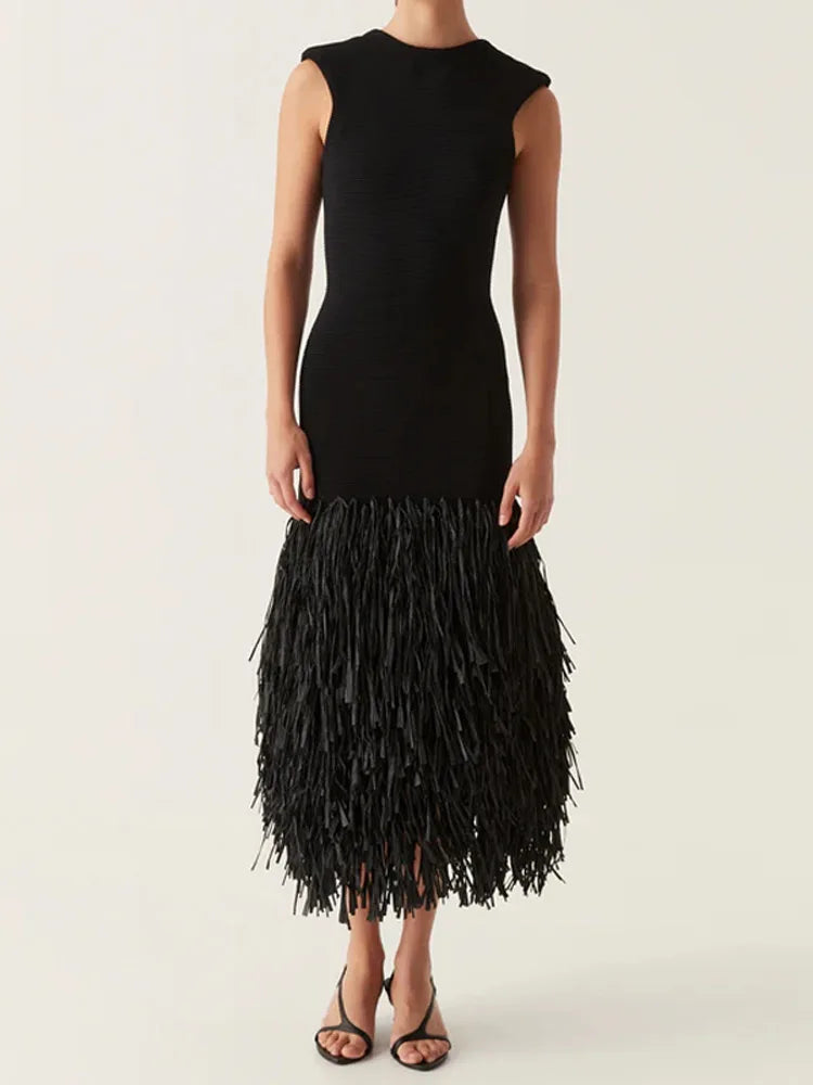 Ana Fringe Maxi Dress