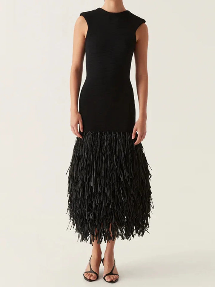 Ana Fringe Maxi Dress