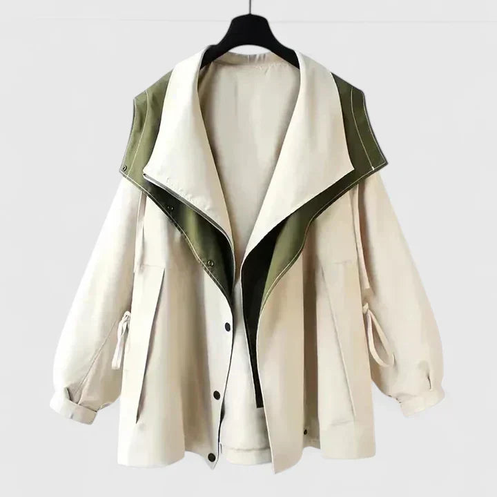 Rebekkah Belted Shower-Resistant Jacket