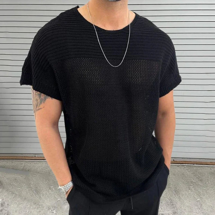 Mode Open-Panel O-Neck Tee