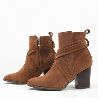 Jia Pointed Toe Ankle Boots