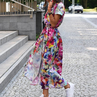 Anna Floral Print Spring Dress