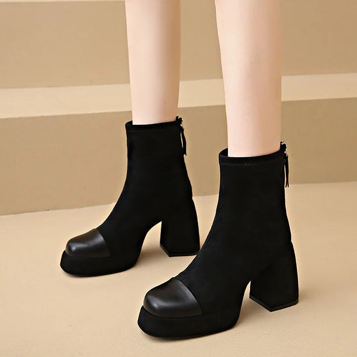 Vento Block Heel Boots