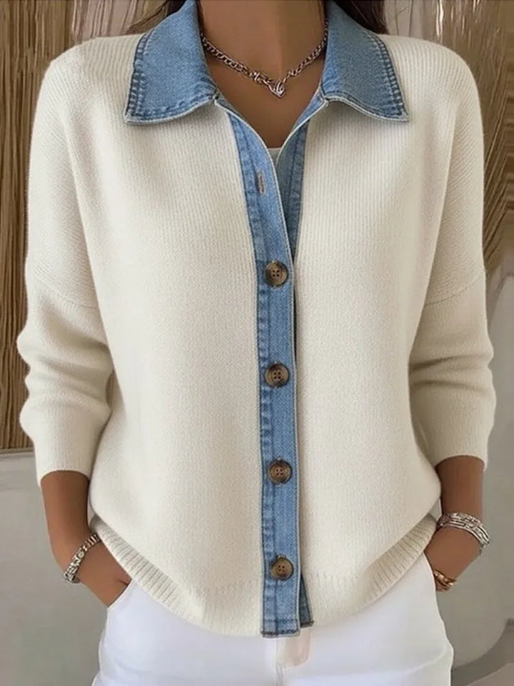 Leonie Contrast Collar Pullover
