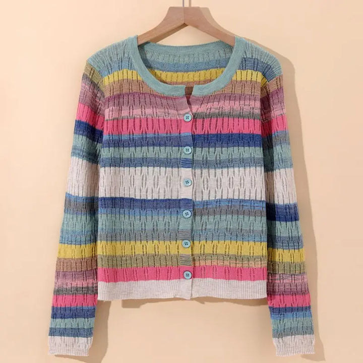 Myrna Vintage Striped Vest