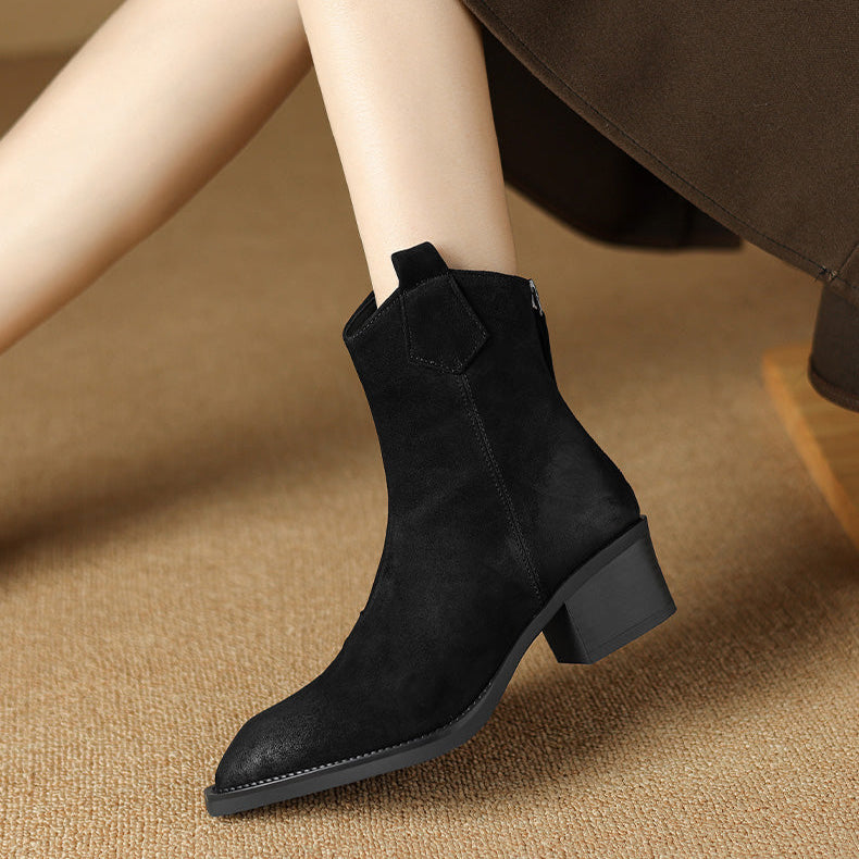 Marley Square Heel Ankle Boots