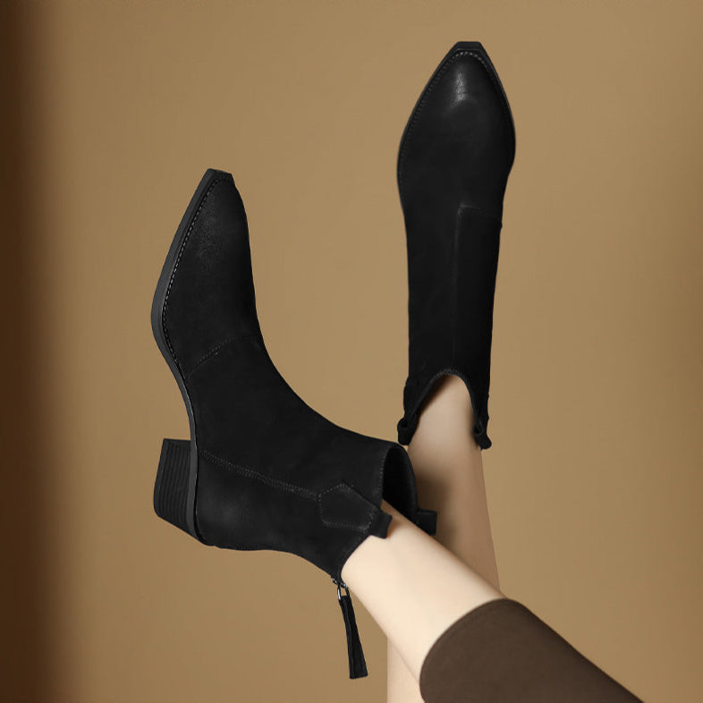 Marley Square Heel Ankle Boots