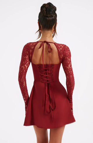 Flora Long Sleeve Mini Dress