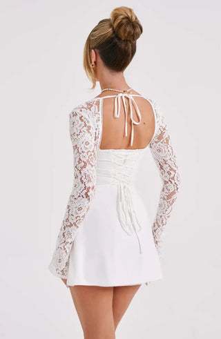 Flora Long Sleeve Mini Dress