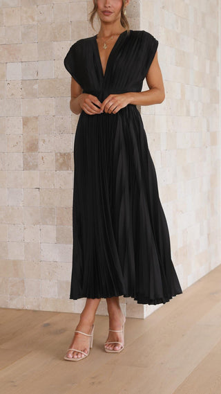 Maria Pleated Elegant Dress