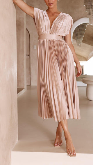 Maria Pleated Elegant Dress