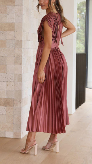 Maria Pleated Elegant Dress