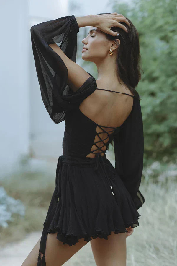 Layla Puff Sleeve Mini Dress