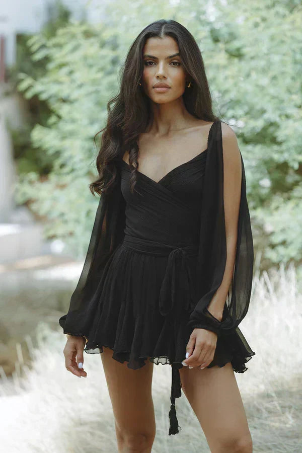 Layla Puff Sleeve Mini Dress
