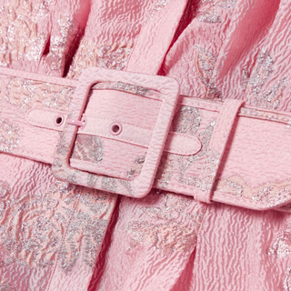Beatrice Pink Puff Sleeve Dress