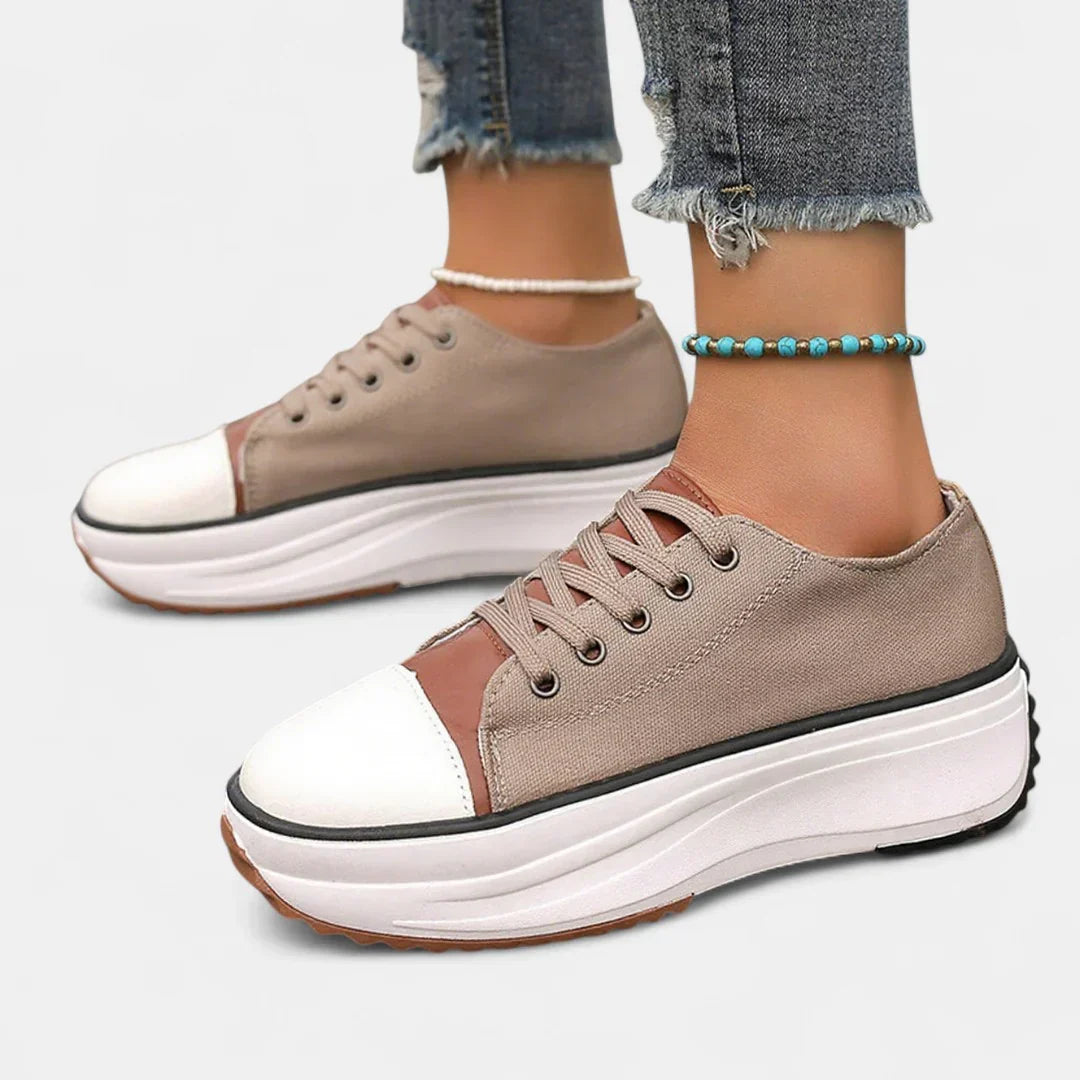 Kelly Platform Lace-Up Sneakers