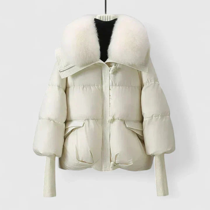 Zya Fur-Look Collar Jacket