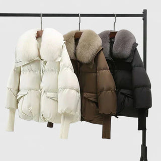 Zya Fur-Look Collar Jacket