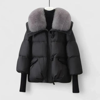 Zya Fur-Look Collar Jacket