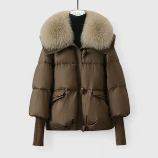 Zya Fur-Look Collar Jacket