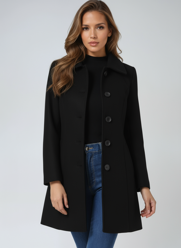 Naomi Tailored Button Coat