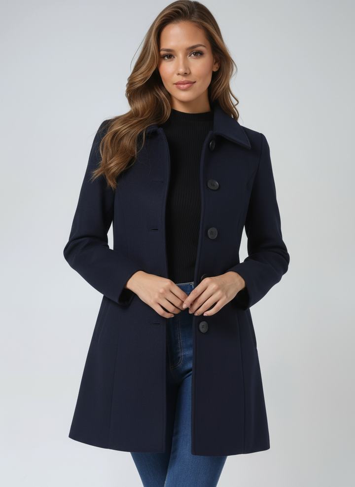 Naomi Tailored Button Coat