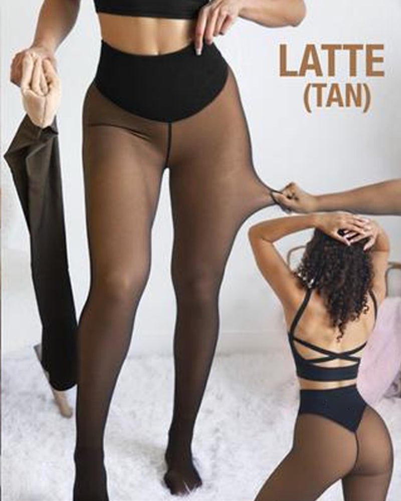 Nova Lined Sheer-Look Leggings