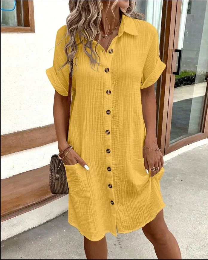 Renata Oversized Polo Dress