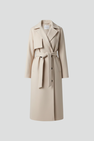Charlotte Double-Breasted Long Coat
