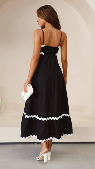 Robe longue Clara à fines bretelles