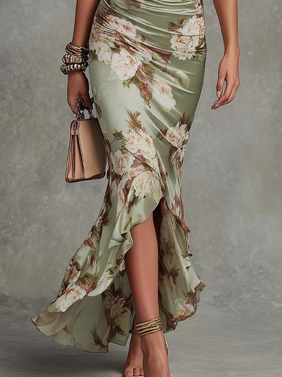 Anastasia Floral V-Neck Dress
