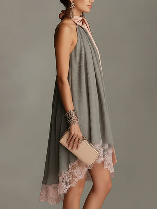 Beatrice Bow Detail Mini Dress
