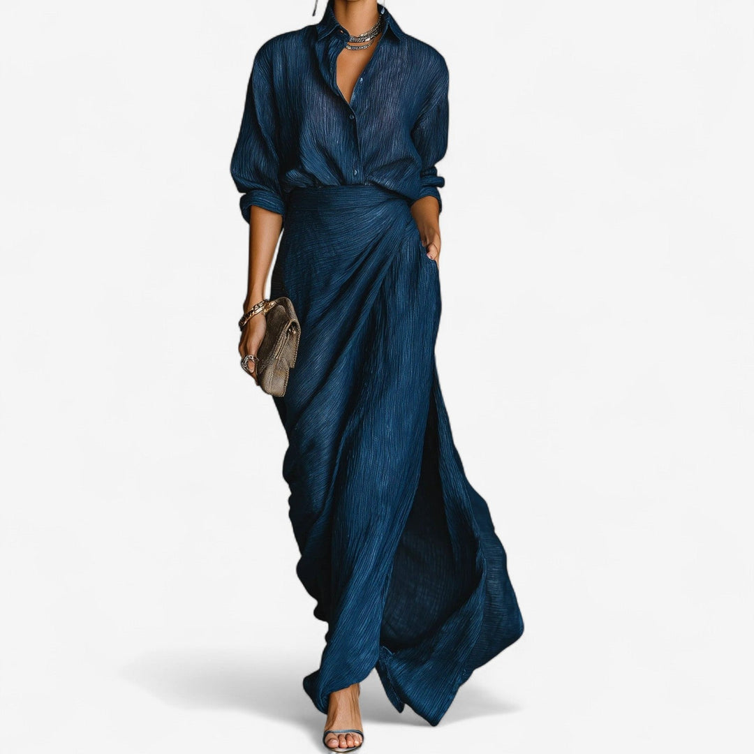 Tina Maxi Ocean Dress