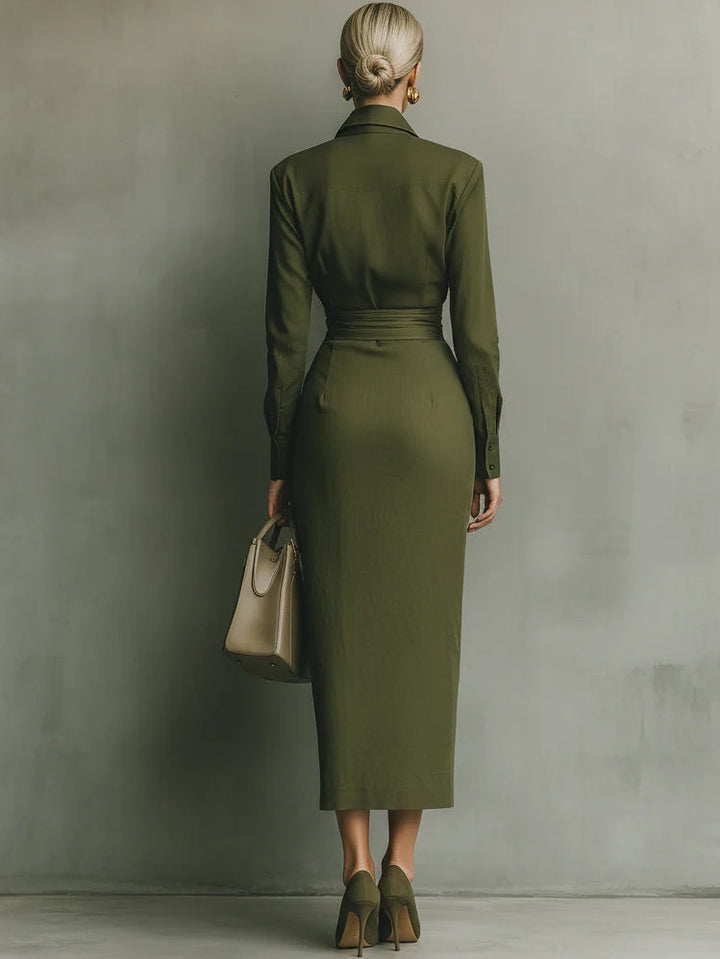 Narelle Elegant Wrap Dress