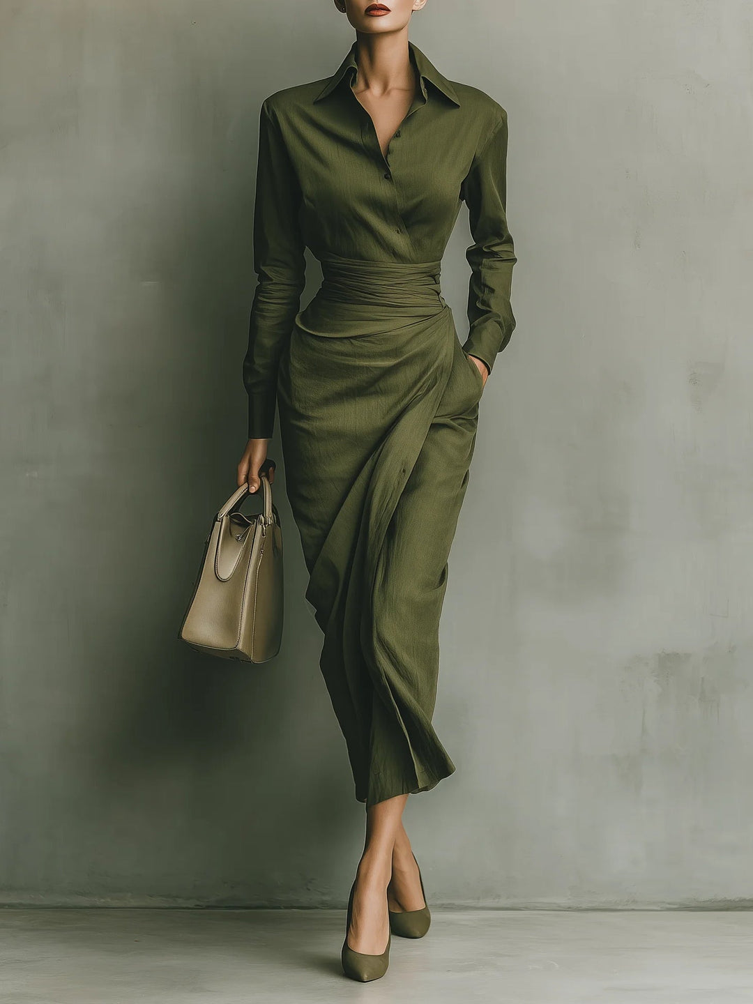 Narelle Elegant Wrap Dress